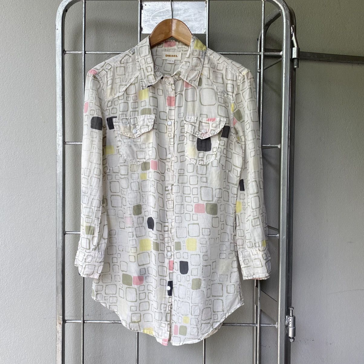 Diesel Diesel Abstract Multi-Frame Long Shirt Size M / US 6-8 / IT 42-44 - 4 Thumbnail