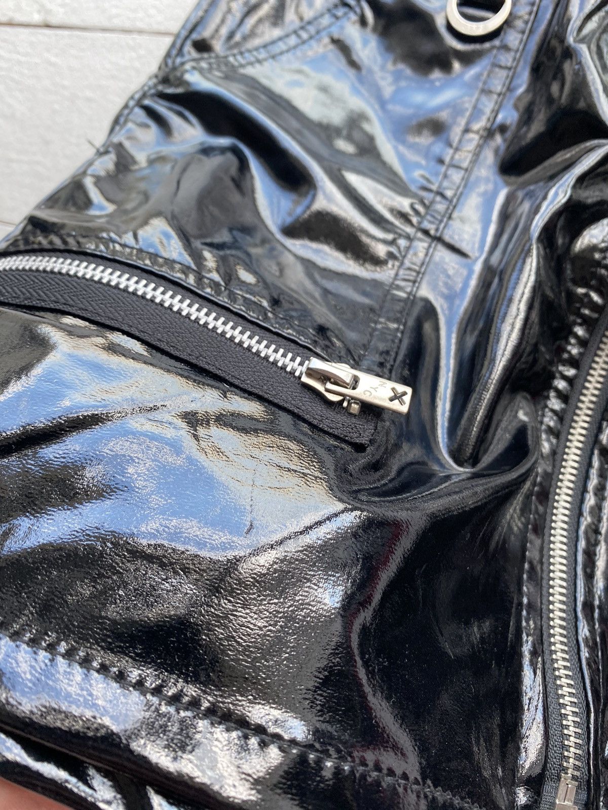 Japanese Brand × Tripp NYC 🔥Opium Tripp Nyc Bondage Zipper Skirt Womens Punk Gothic 💣 Size 26" / US 2 / IT 38 - 6 Thumbnail