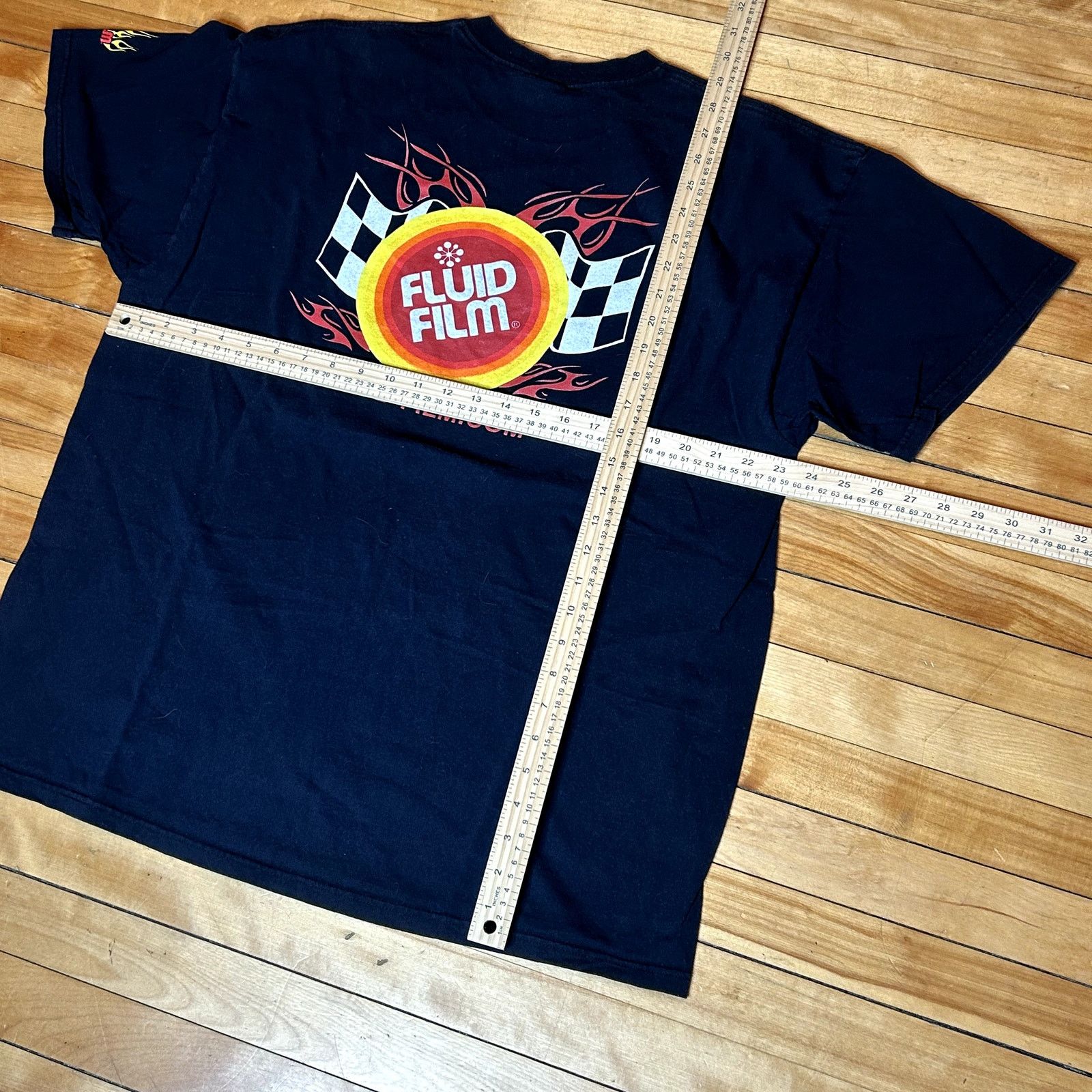 Fruit Of The Loom Y2K Fluid Films T-Shirt XXL Size US XL / EU 56 / 4 - 2 Thumbnail