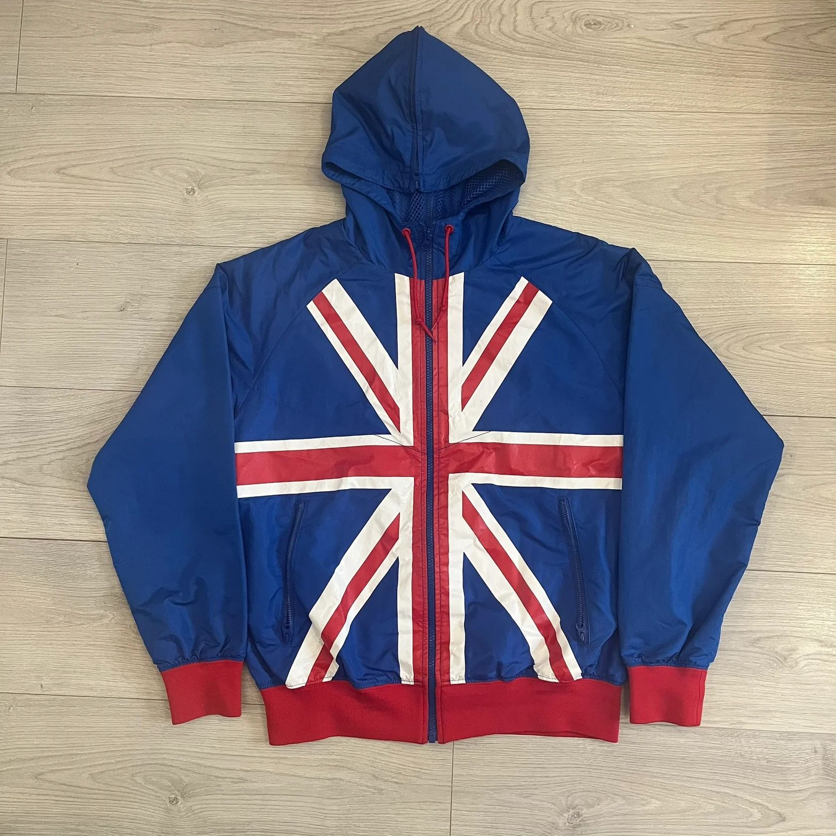 Nike Nike UK Olympics 2008 Split Windbreaker (Small) Size US S / EU 44-46 / 1 - 1 Thumbnail