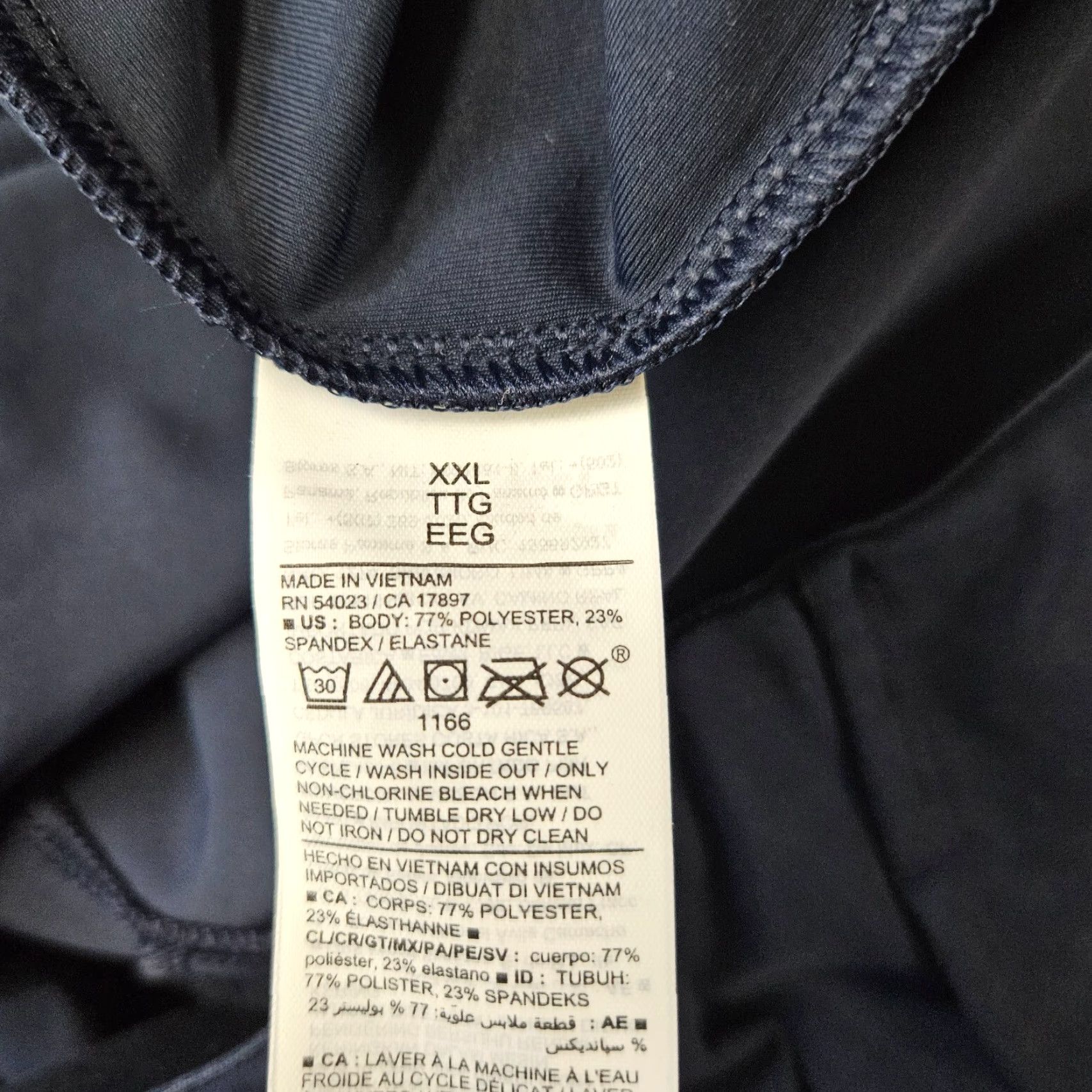 Old Navy VINTAGE Old Navy Womens Wide Leg Powersoft Pants Sz 2XL Blue Pull On High Rise Size 40" / US 18 - 7 Thumbnail