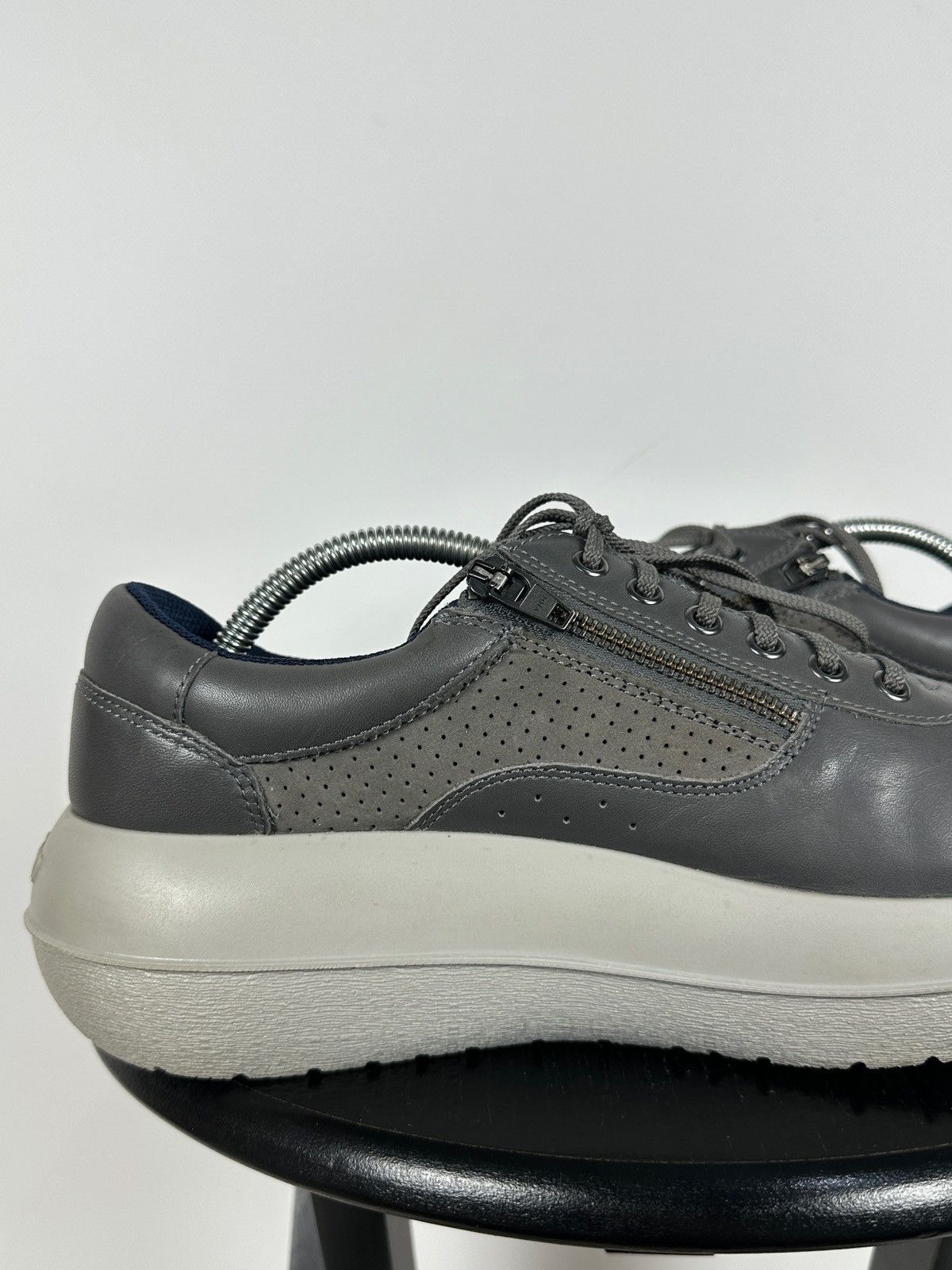 Kybun Kybun Gray Leather Orthopedic Comfort Sneakers Size US 9.5 / EU 42-43 - 17 Thumbnail