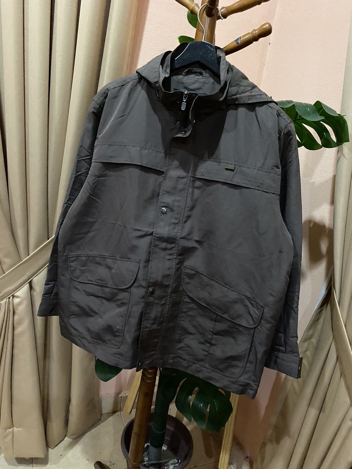 Japanese Brand YUKIKO KIMIJIMA WINDBREAKER Size US L / EU 52-54 / 3 - 4 Thumbnail