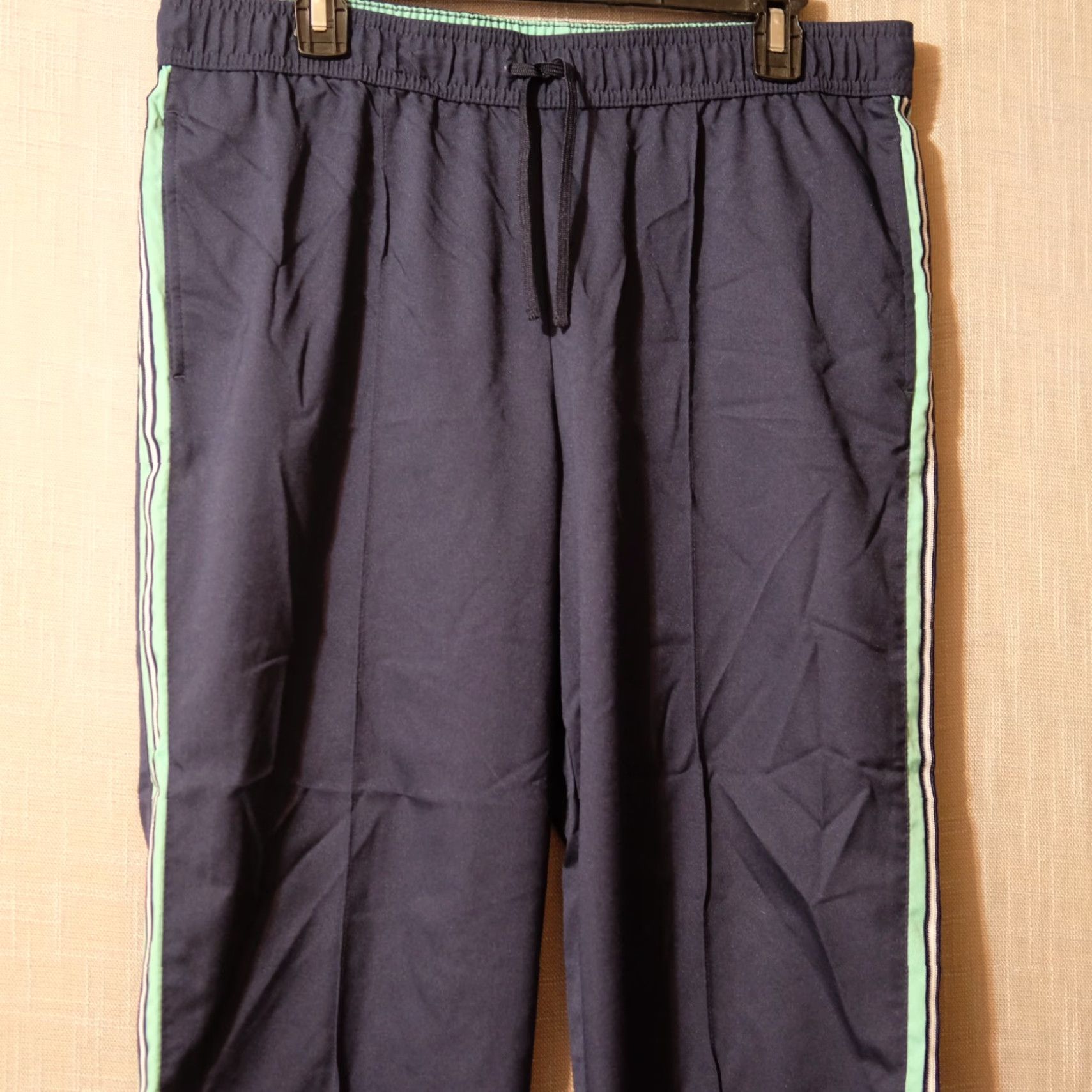 Vintage SJB Active Performance Navy Blue Athletic Capri Pants Women's L Size 36" / US 14 / IT 50 - 2 Thumbnail