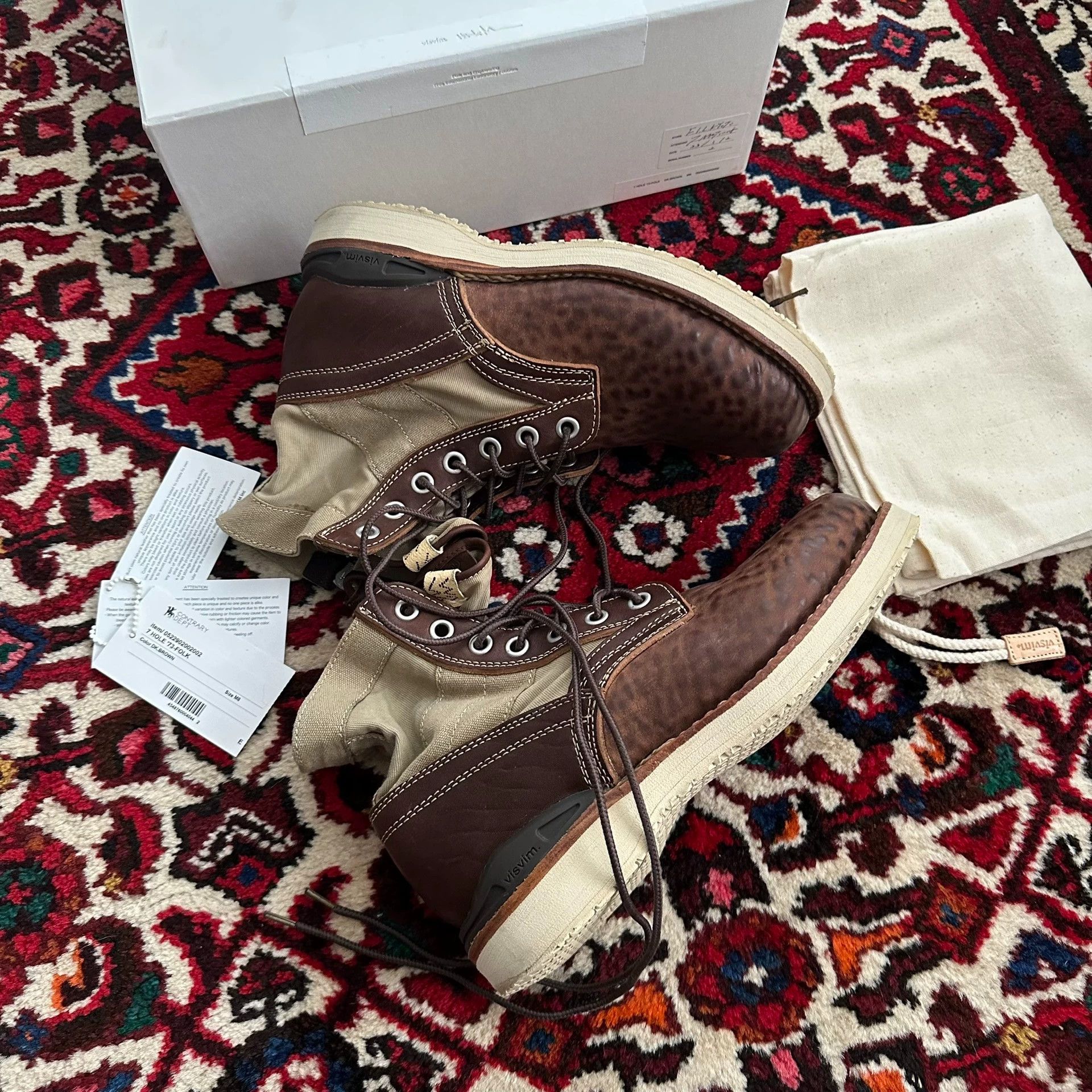 Visvim visvim 22aw 7-eyelet cracked leather boots US8 Size US 8 / EU 41 - 6 Thumbnail