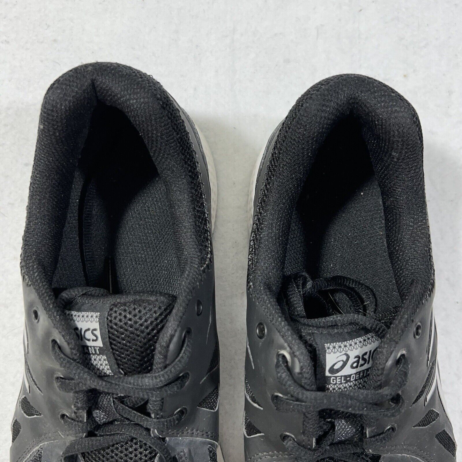 Asics ASICS Gel Defiant Sneakers Black White Laced Athletic Shoes Size US 11 / EU 44 - 6 Thumbnail