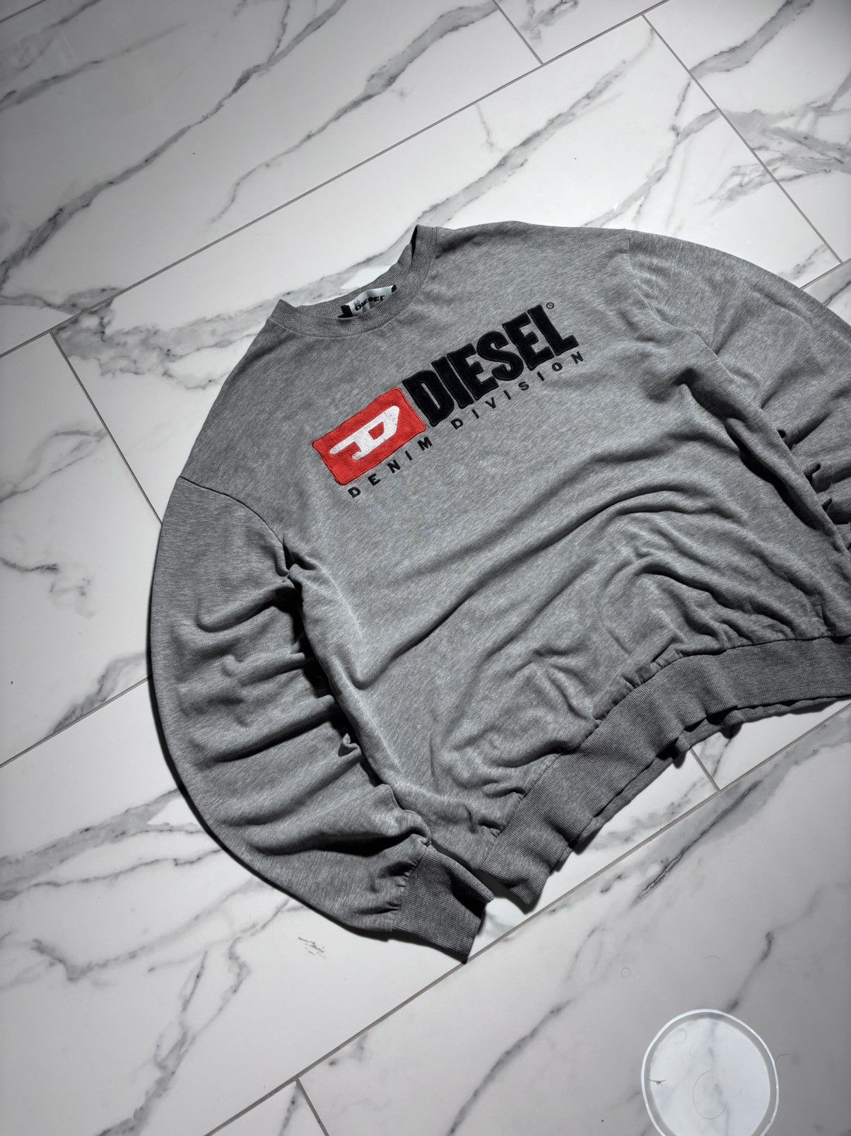 Diesel Y2K Diesel Sweatshirt Baggy Big Logo Embroidered Vintage Size US L / EU 52-54 / 3 - 2 Thumbnail