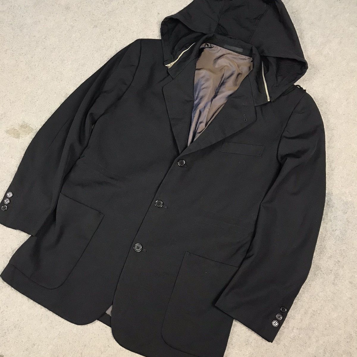 Japanese Brand × Jun Takahashi JUN MEN BLAZER DESIGN HOODIES JACKET RARE JAPAN DESIGN Size US M / EU 48-50 / 2 - 4 Thumbnail