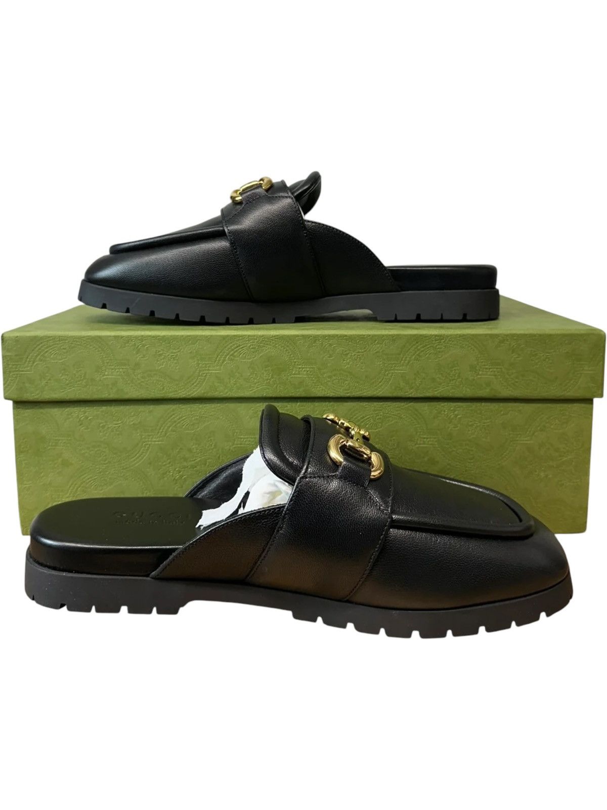 Gucci SS24 Gucci Horsebit Mules Auroville Goat Leather avant garde Size US 8 / EU 41 - 3 Thumbnail