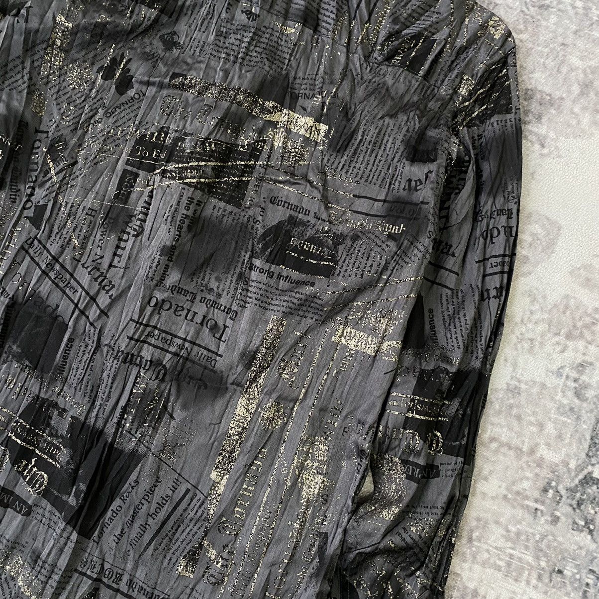 If Six Was Nine × Le Grande Bleu (L.G.B.) × Tornado Mart Tornado Mart Affliction Wrinkled Shirt Size US M / EU 48-50 / 2 - 14 Thumbnail