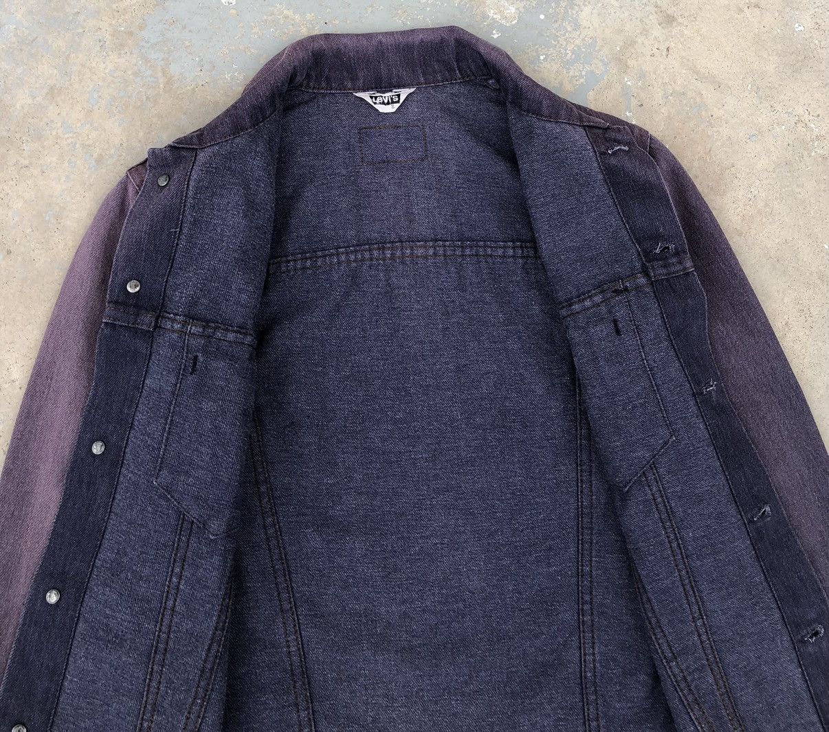 Levi's Vintage Clothing Vintage Faded Levis Orange Tab Denim Trucker Jacket Size US M / EU 48-50 / 2 - 17 Thumbnail