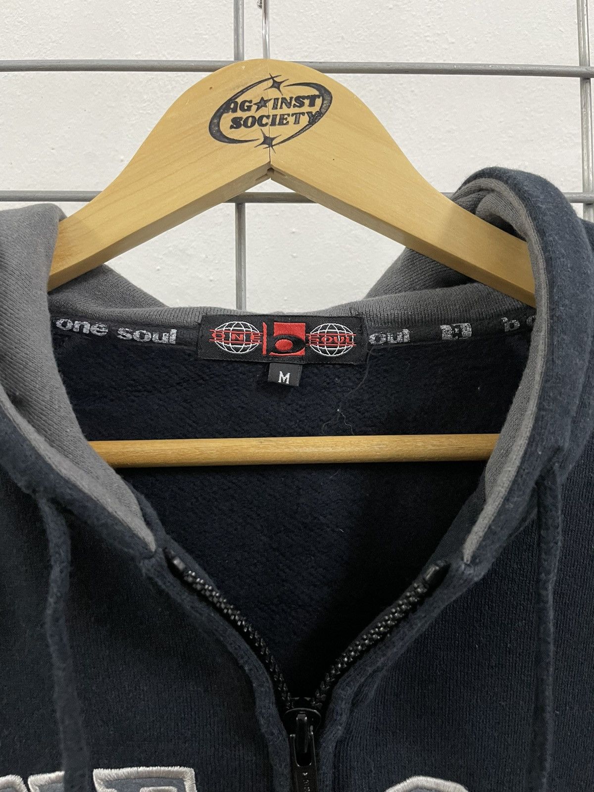 Japanese Brand Rare Beautiful Vintage B One Soul Y2K Style Zipper Hoodie Size US M / EU 48-50 / 2 - 8 Thumbnail