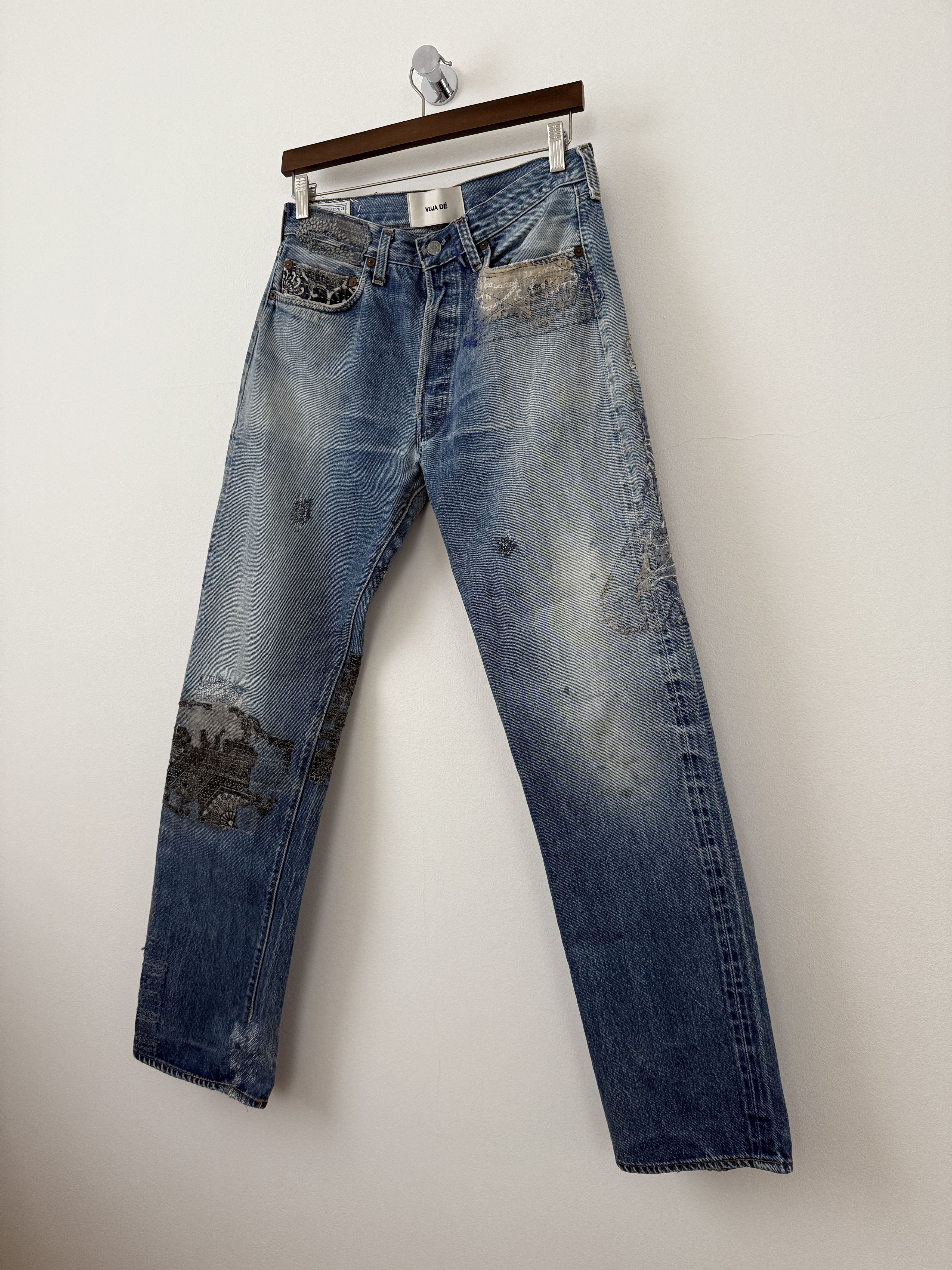 Proleta Re Art × Vuja De "Glitch" Boro Denim Size US 30 / EU 46 - 3 Thumbnail