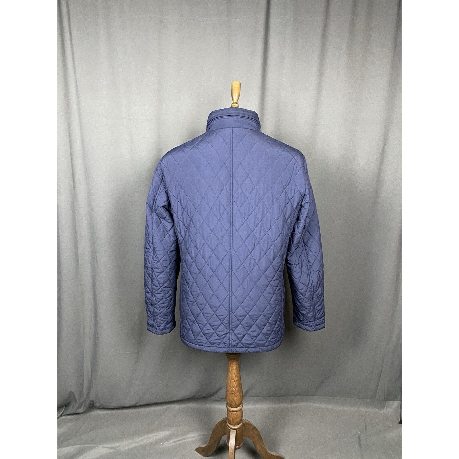 Hackett Hackett London Men's Blue Quilted Lined Insulated Waterproof Size US XL / EU 56 / 4 - 6 Thumbnail