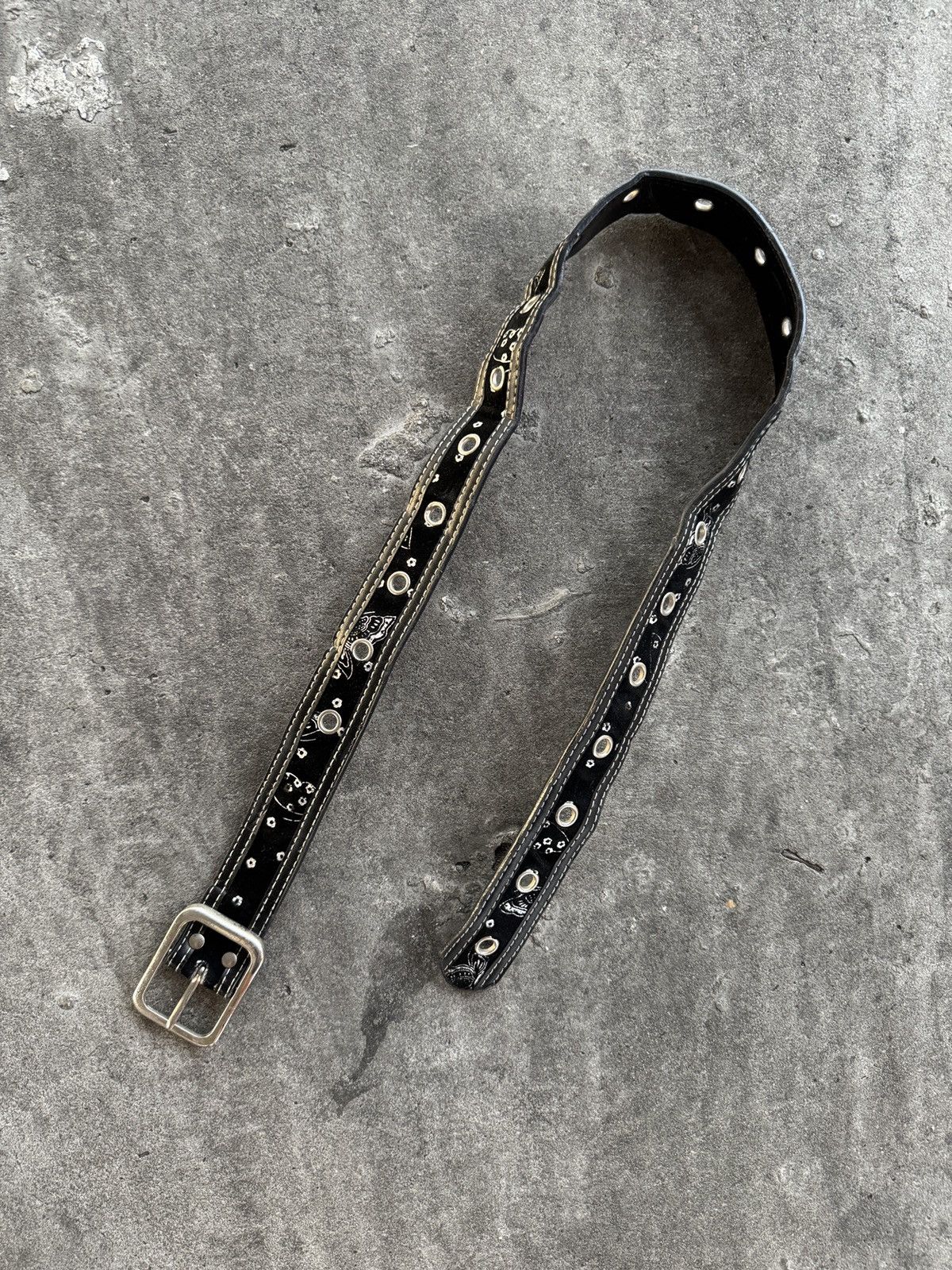 Japanese Brand Vintage Studded With One Prong Belt Size ONE SIZE - 3 Thumbnail