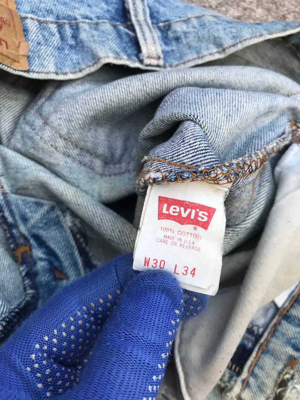 Levi's VINTAGE LEVIS 505 1983s LEVIS DISTRESSED DIRTY JEAN W29x31 Size US 29 - 14 Thumbnail