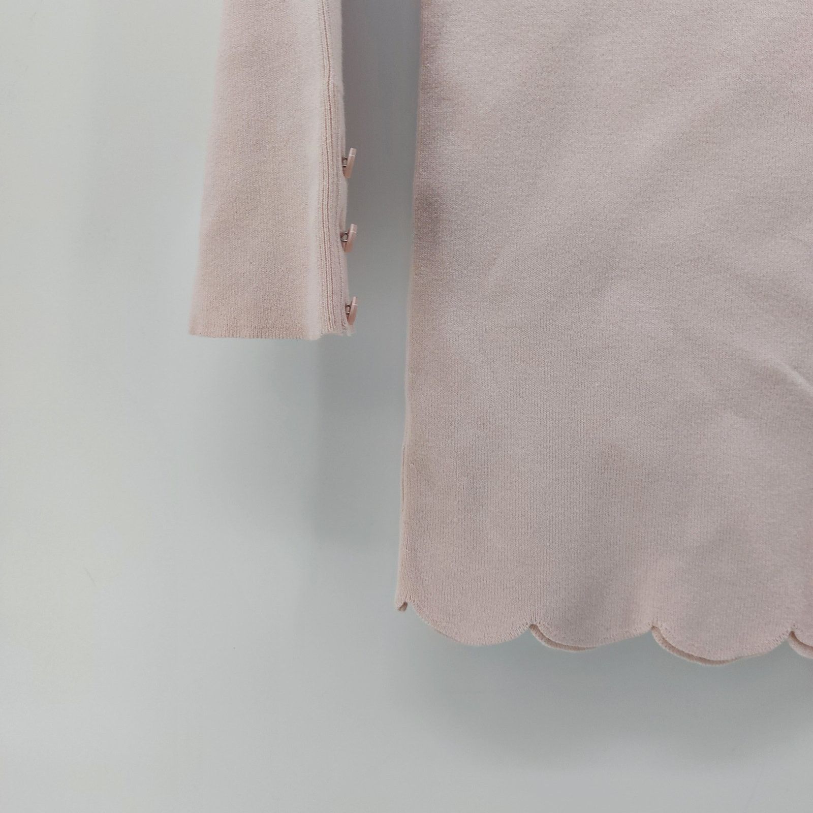 Other Talbots Pink Sweater Pullover Scalloped Shirt Top Pink Sz XS Size XS / US 0-2 / IT 36-38 - 13 Thumbnail