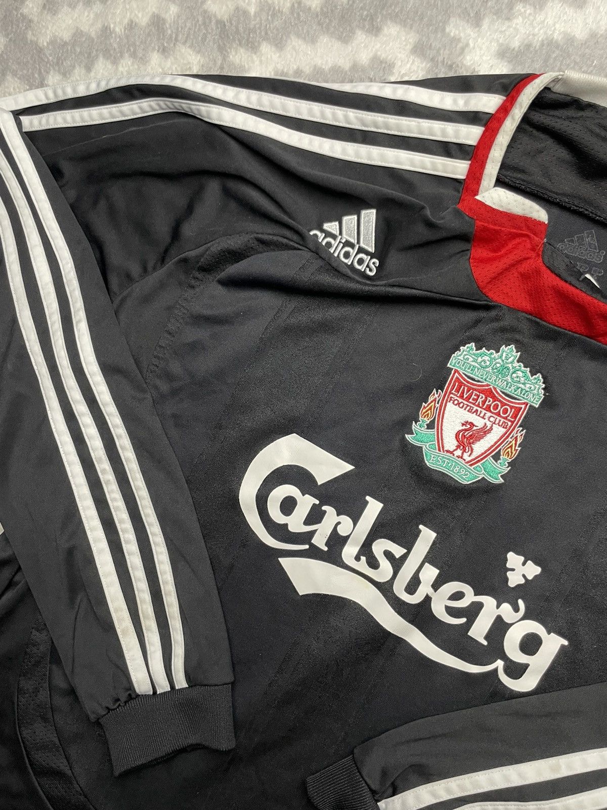 Adidas jersey adidas liverpool 2007/2008 Size US L / EU 52-54 / 3 - 8 Thumbnail