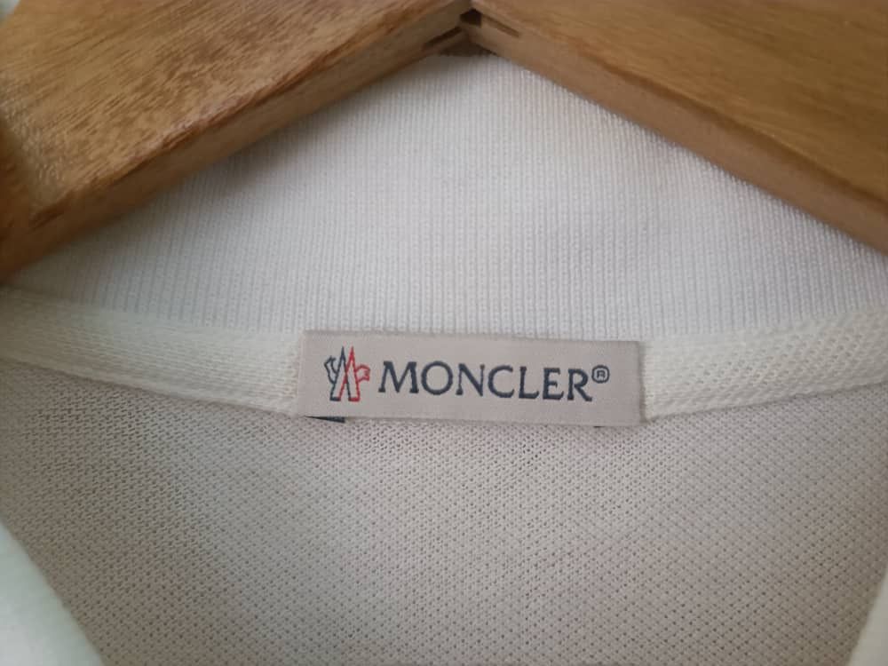 Moncler ♦️Moncler Big Logo Polo T Shirt Size S / US 4 / IT 40 - 4 Thumbnail