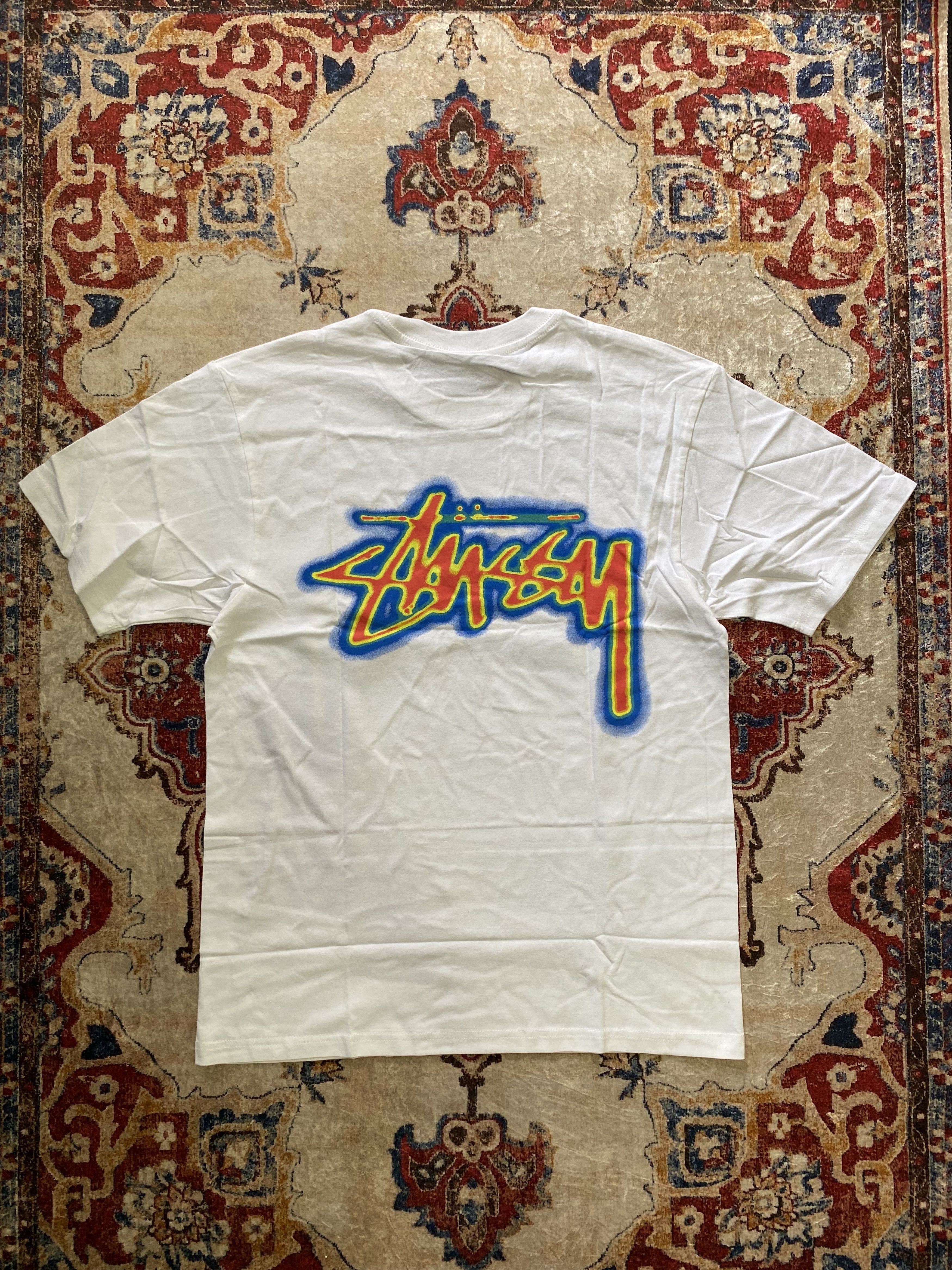 Stussy Stussy Thermal Stock Tee - White Size US M / EU 48-50 / 2 - 3 Thumbnail