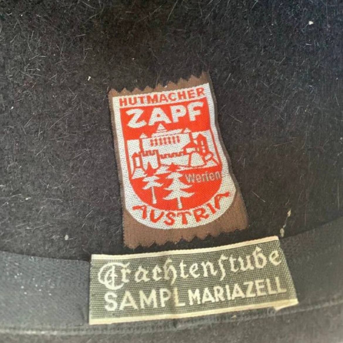 Vintage Zapg trachten Fedora hat #1294 Size ONE SIZE - 2 Thumbnail
