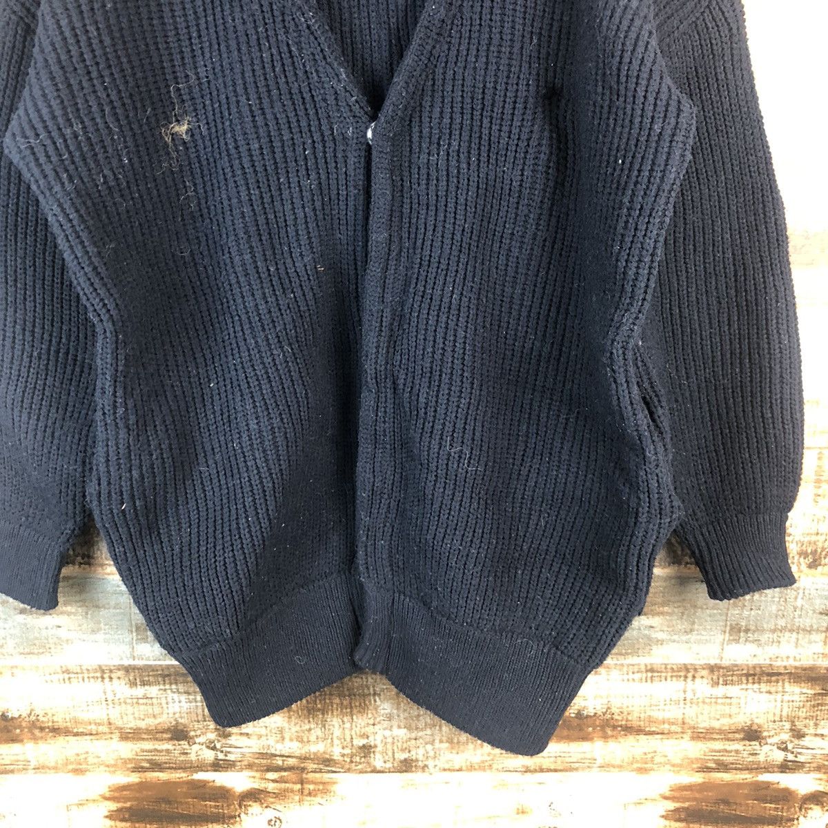 Homespun Knitwear × Japanese Brand Heather Black Cardigan Knitwear #A2000 Size US XL / EU 56 / 4 - 6 Thumbnail