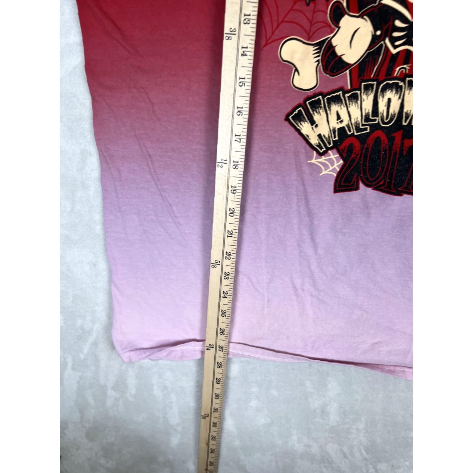Disney Disney Parks Disneyland Halloween 2017 Shirt Mickey Mouse 2XL Red Ombre Tee Men’s Size US XXL / EU 58 / 5 - 4 Thumbnail