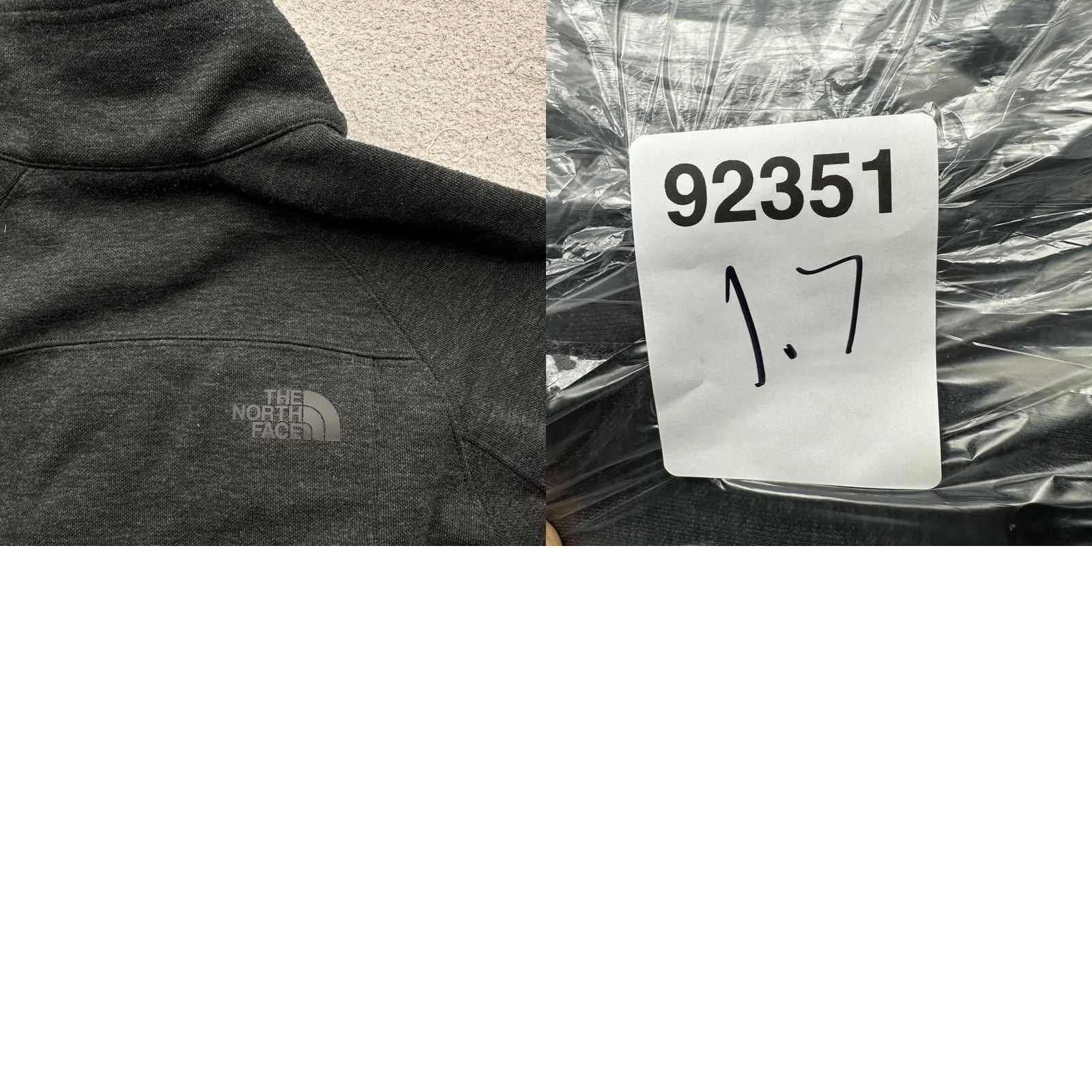 Vintage The North Face Jacket Women's Small Black Heathered Fleece Full Zip Knit Zippered Pockets Casual Outdoor #F17 Size S / US 4 / IT 40 - 9 Thumbnail