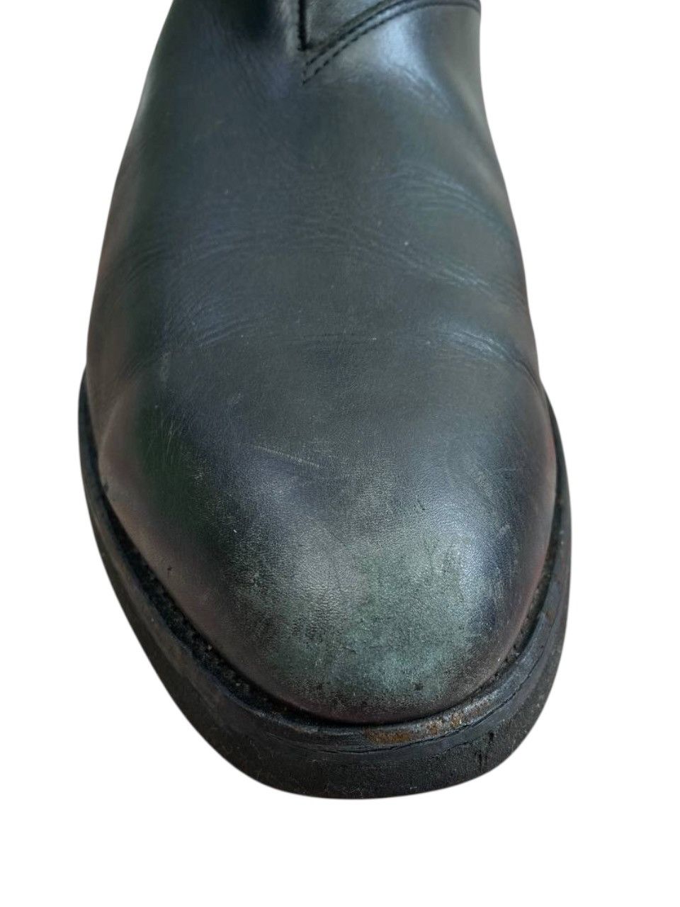 Lad Musician Lad Musician Back Zipper Leather Ankle Boots Size US 11.5 / EU 44-45 - 9 Thumbnail
