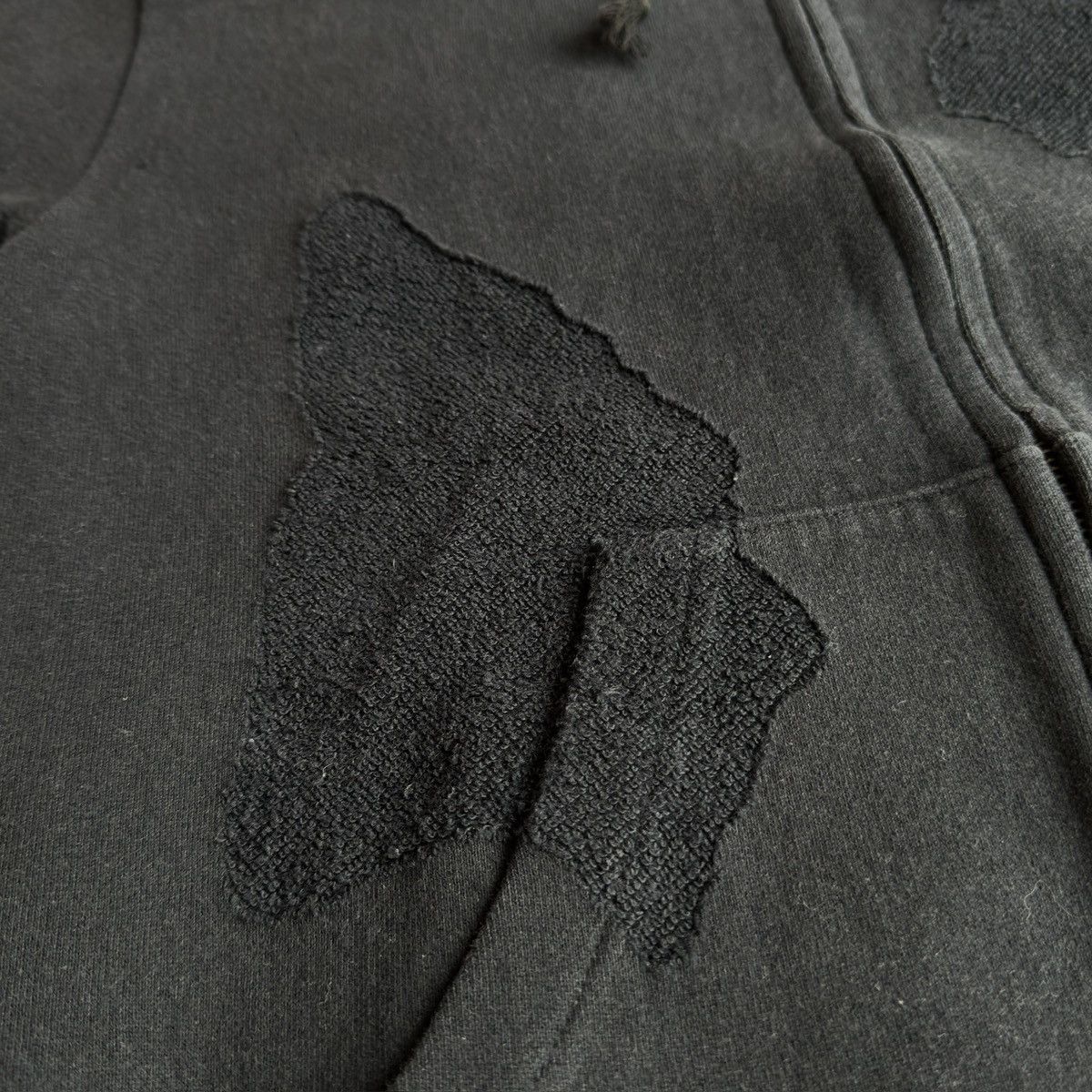 Schlussel Terry Cloth Inverted Fabric Patches Hoodie Size US M / EU 48-50 / 2 - 3 Thumbnail
