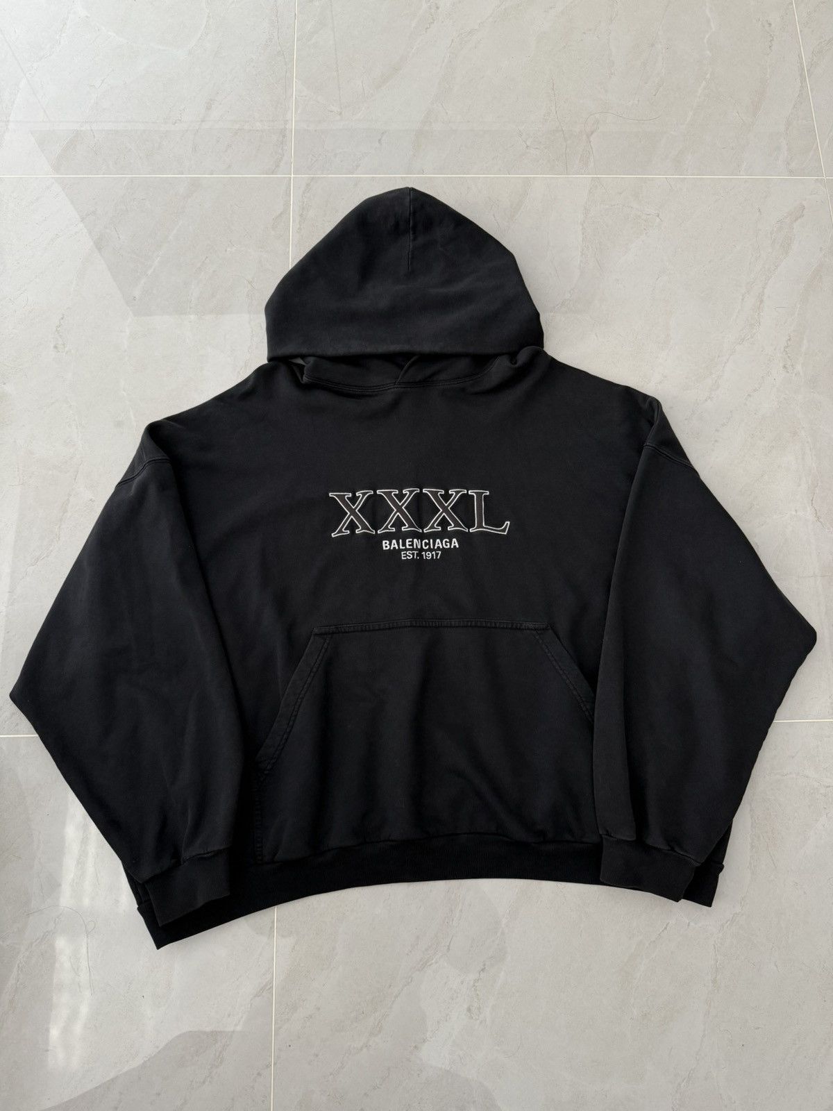 Balenciaga Balenciaga AW22 XXXL Hoodie Sz.1 Size US S / EU 44-46 / 1 - 1 Thumbnail