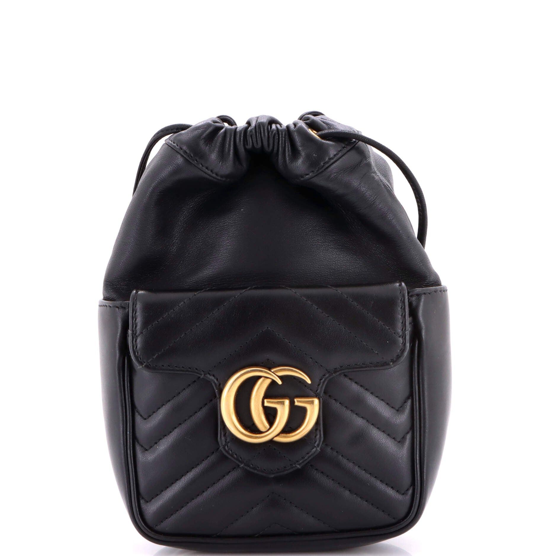 Gucci GG Marmont Front Pocket Bucket Bag Size ONE SIZE - 1 Thumbnail