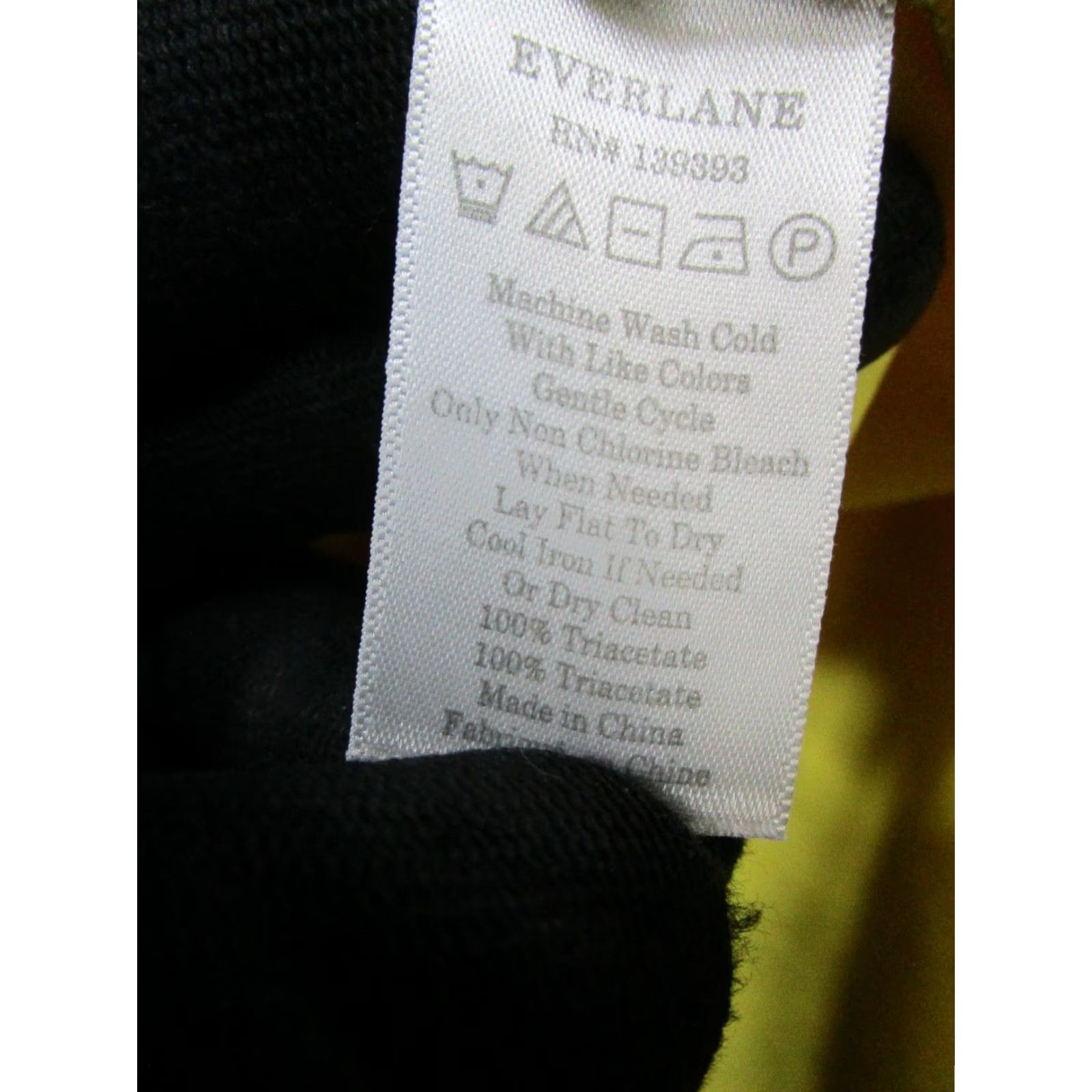 Everlane Everlane Dress Womens 0 Yellow Wrap Dress V-Neck Sleeveless Tie Short Tailored Classic Spring Summer Womens Size XS / US 0-2 / IT 36-38 - 4 Thumbnail