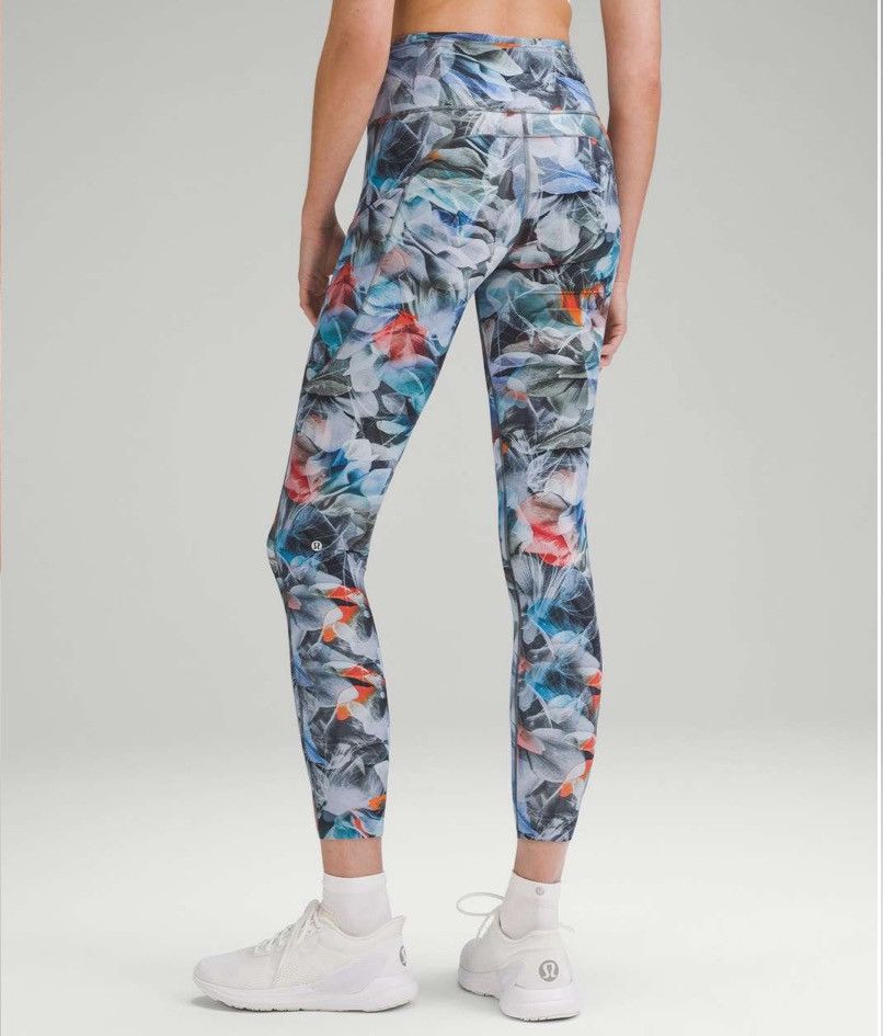 Lululemon Lululemon Fast and Free HR 25" Luminescent Floral Size 6 Size 28" / US 6 / IT 42 - 2 Thumbnail
