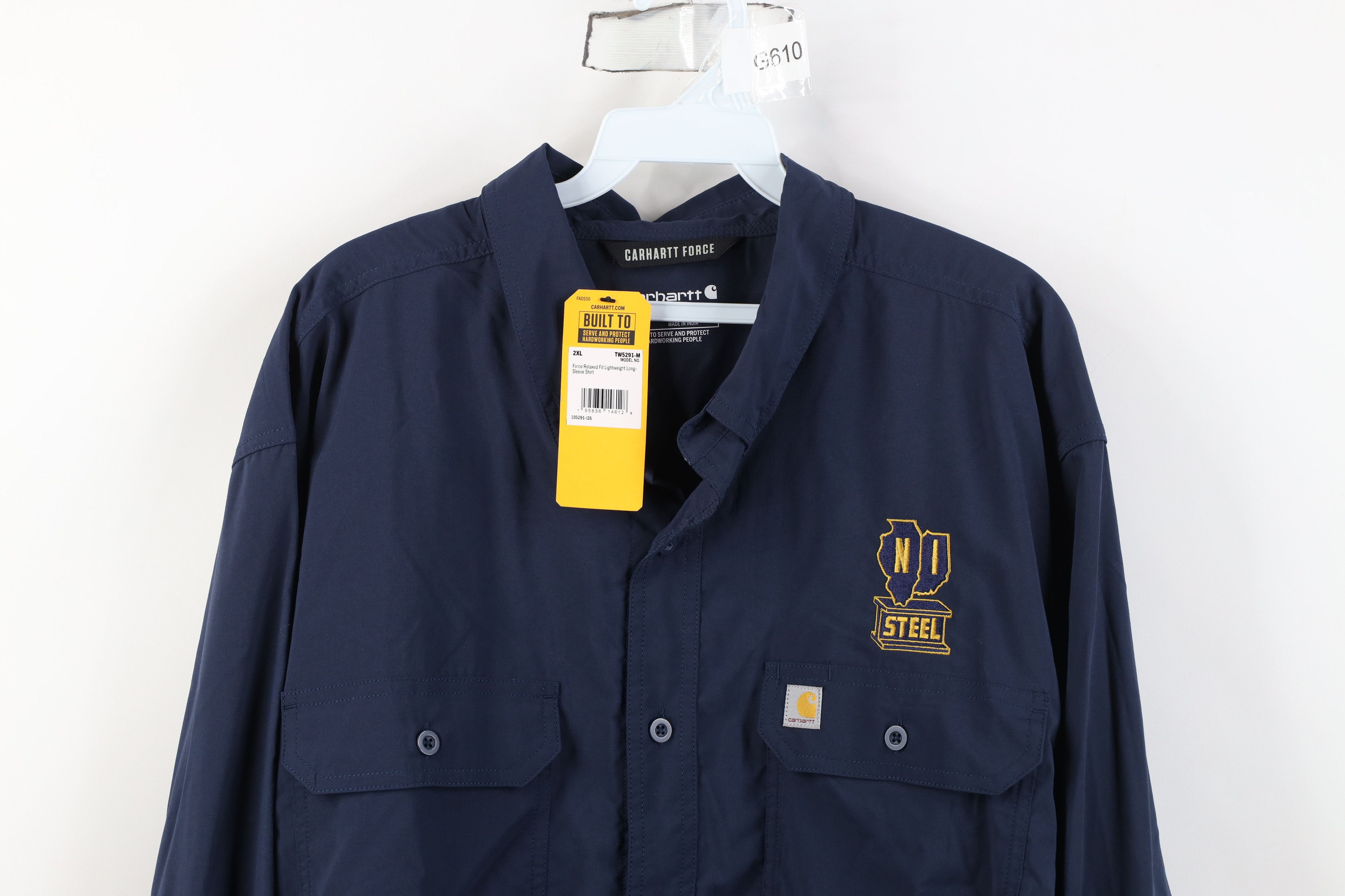 Carhartt New Carhartt Northern Illinois Steel Supply Button Shirt Size US XXL / EU 58 / 5 - 2 Thumbnail