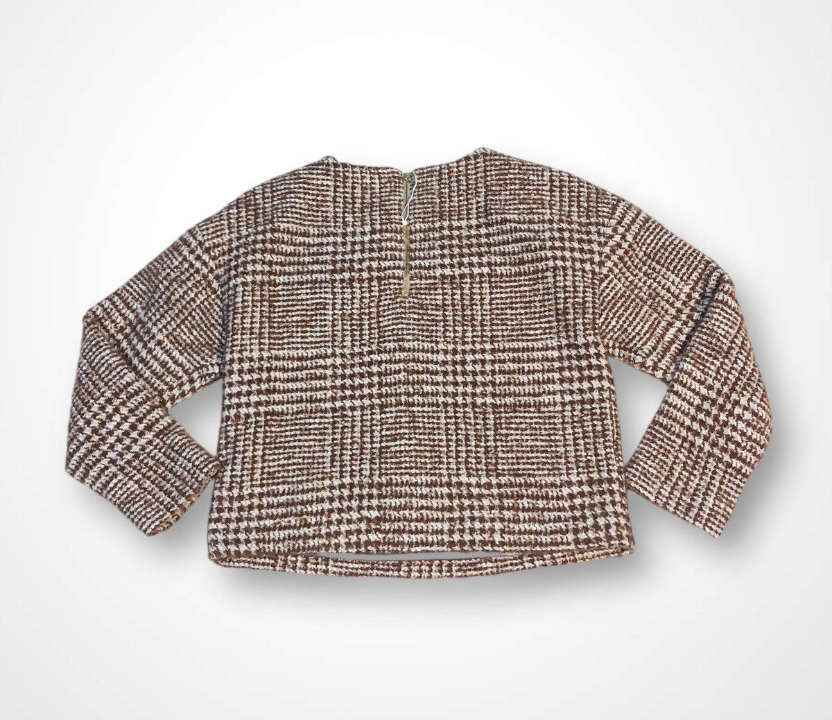Japanese Brand Long Sleeve Shirt With Zip In The Back (16) Size ONE SIZE - 2 Thumbnail