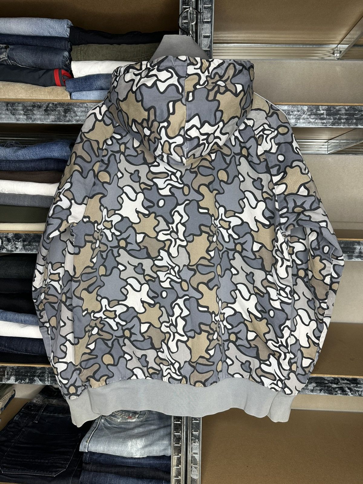 Adidas Adidas Safety Camo Hooded Jacket Full Zip Military Utility L Size US L / EU 52-54 / 3 - 2 Thumbnail
