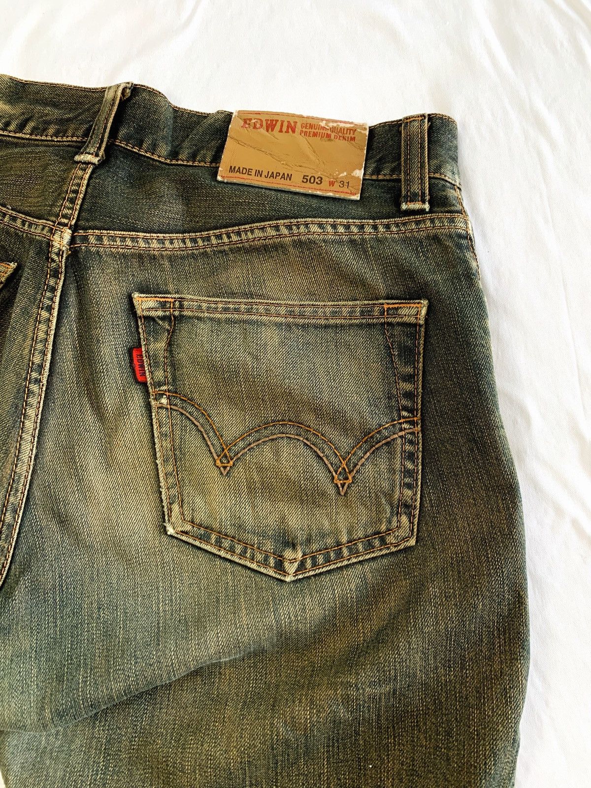 Edwin vintage dirty fade edwin jeans kapital hysteric fuga denime Size US 32 / EU 48 - 8 Thumbnail