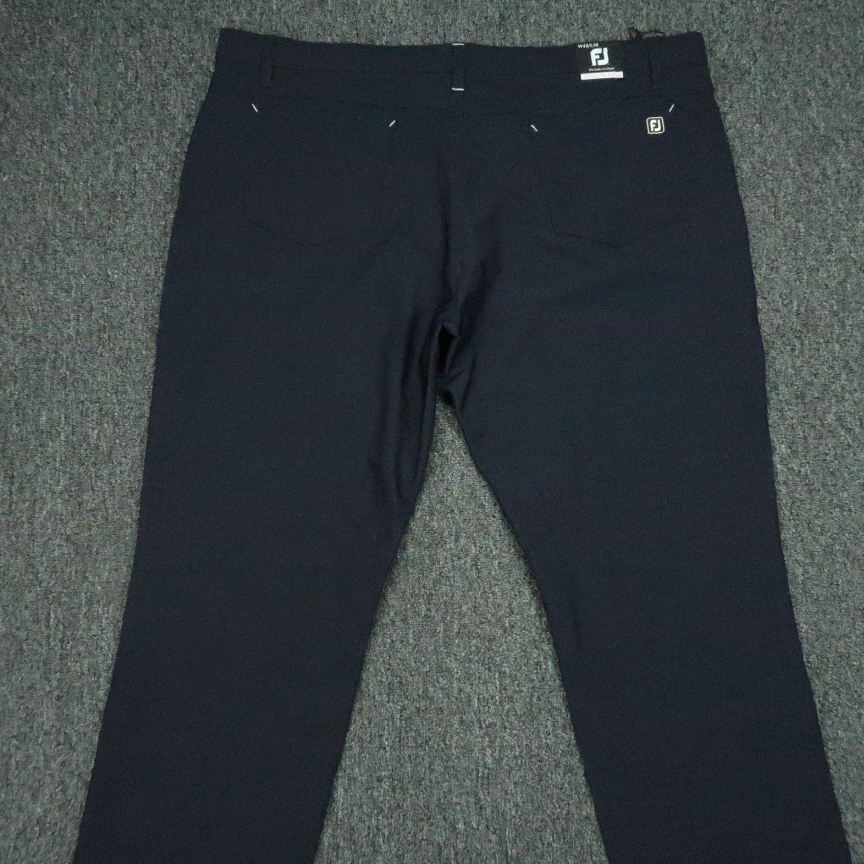 Footjoy FootJoy Pants Mens 42x30 Navy Blue Athletic Slim Fit Chino Size US 42 / EU 58 - 5 Thumbnail