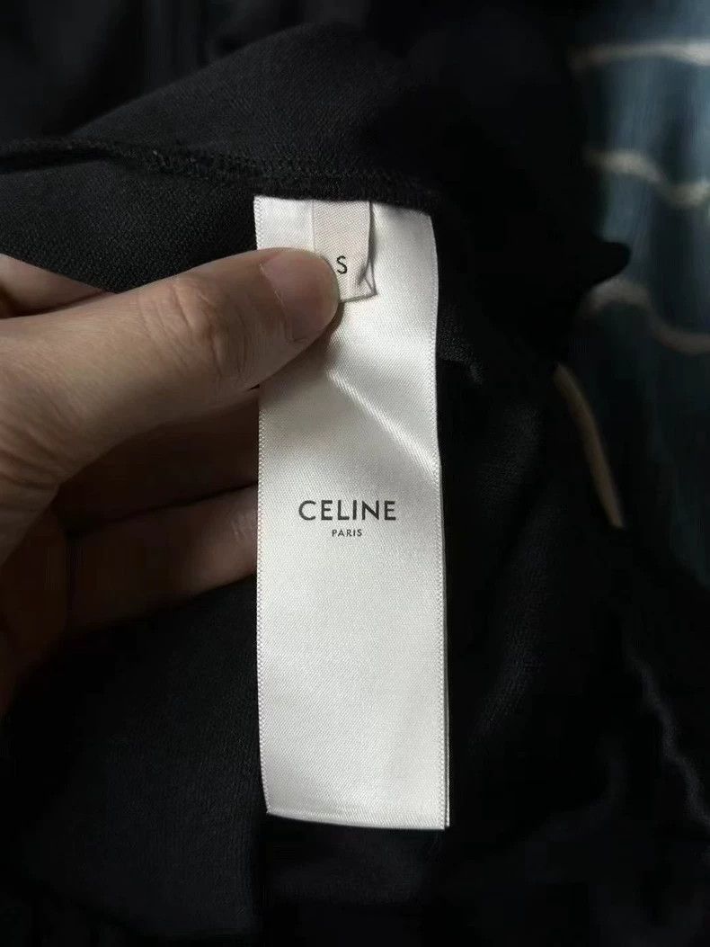 Celine Celine Embroidered Logo Long Pants Size US 27 - 3 Thumbnail