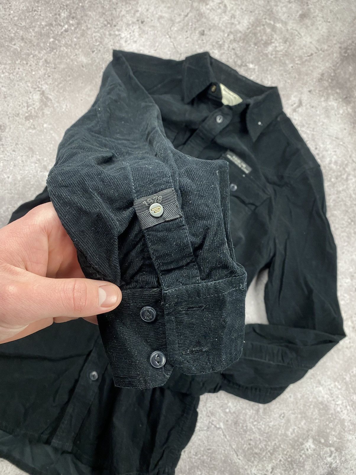 Diesel × Junya Watanabe VINTAGE DIESEL JUNYA WATANABE AVANT GARDE BLACK WESTERN SHIR Size US S / EU 44-46 / 1 - 7 Thumbnail