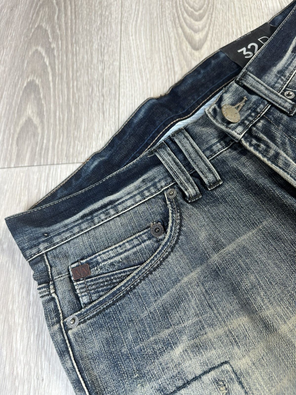 Armani Vintage ARMANI EXCHANGE Denim Jeans Rare Size US 32 / EU 48 - 9 Thumbnail