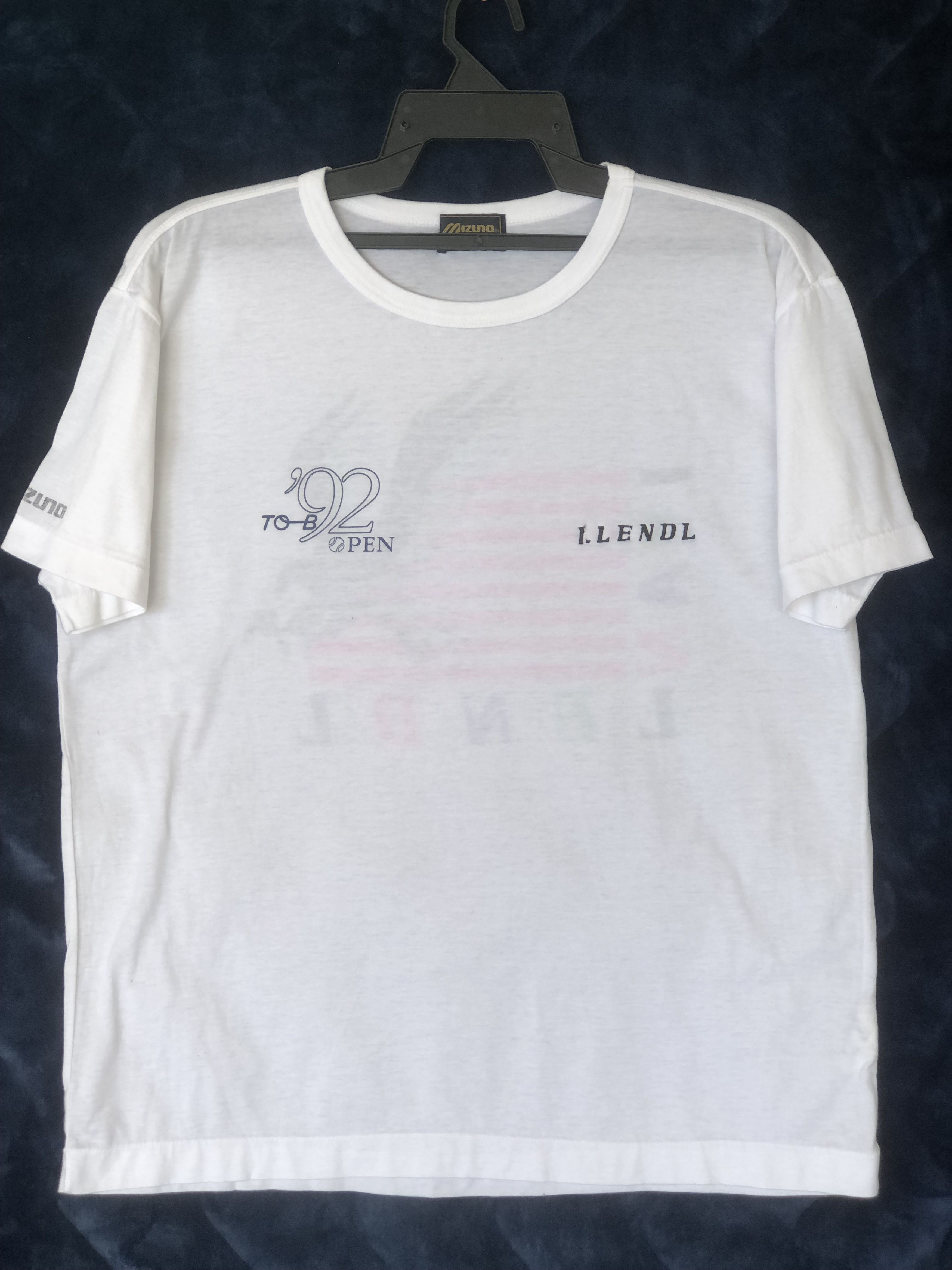 Mizuno Vintage 90s IVAN LENDL Tennis Legend 92 Open Size US L / EU 52-54 / 3 - 3 Thumbnail