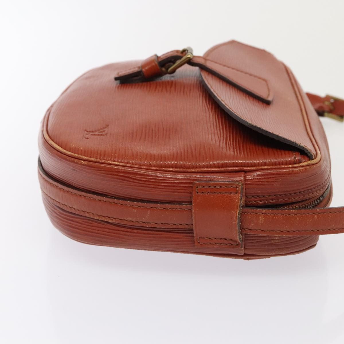 Louis Vuitton LOUIS VUITTON Epi Jeune Fillemm Shoulder Bag Brown M52153 Size ONE SIZE - 4 Thumbnail