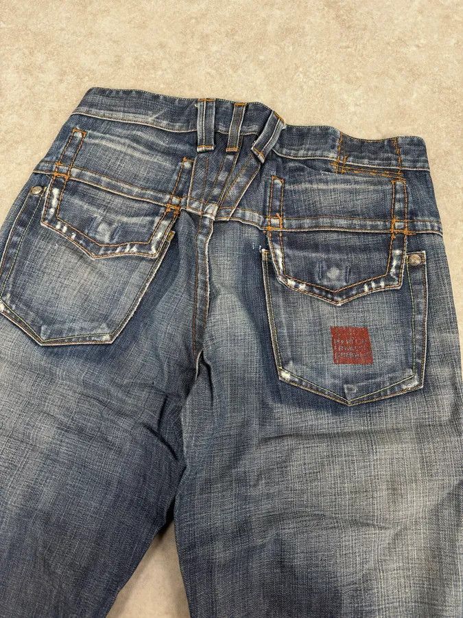 Marithe + Francois Girbaud 2000s Marithé + François Girbaud Faded Blue Relaxed Denim Jeans Size US 32 / EU 48 - 7 Thumbnail