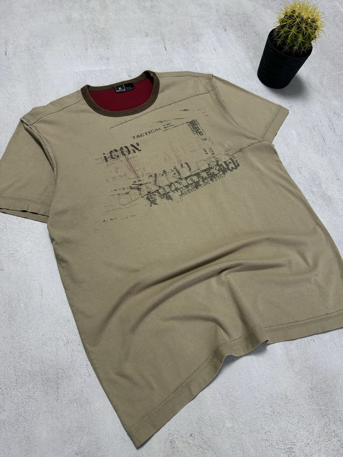 Japanese Brand × Oakley VINTAGE OAKLEY T SHIRT TEE BIG LOGO BAGGY AVATGARDE Y2K 90s Size US XL / EU 56 / 4 - 3 Thumbnail
