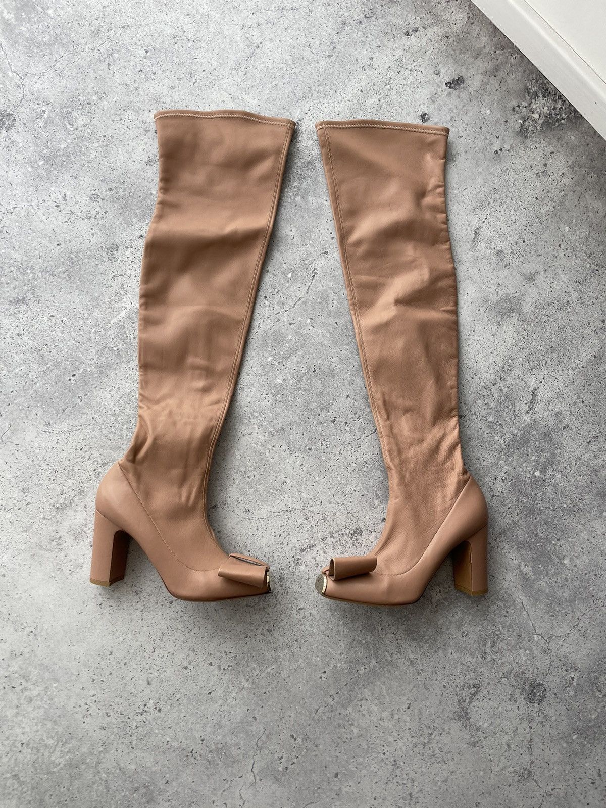 Valentino Valentino Garavani Thigh High Heels Over The Knee boots Size US 10 / IT 40 - 4 Thumbnail