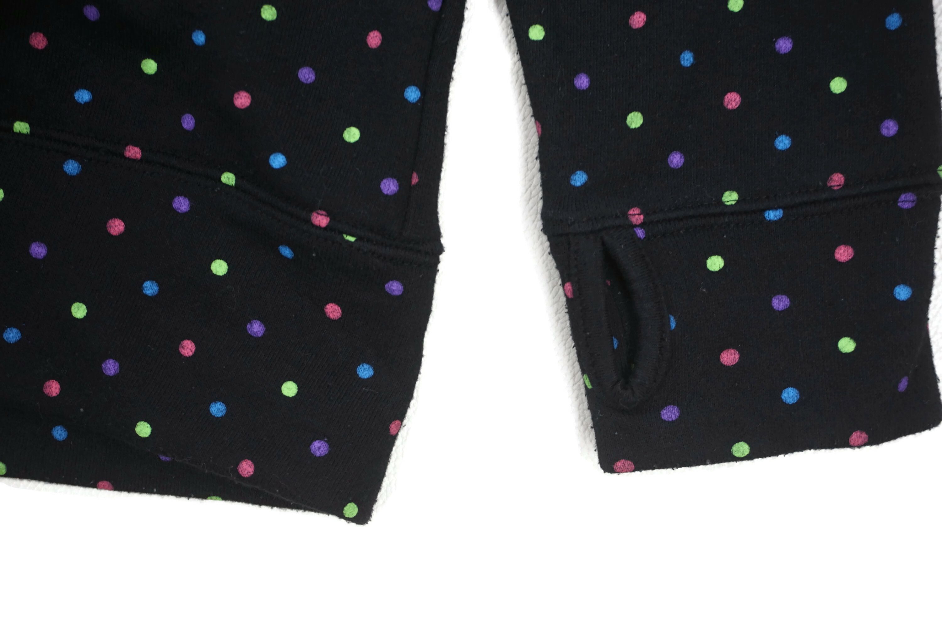 Japanese Brand Up Smile Japan Full Zip Polka Dot Hoodie Fun Sweatshirt Size S / US 4 / IT 40 - 6 Thumbnail
