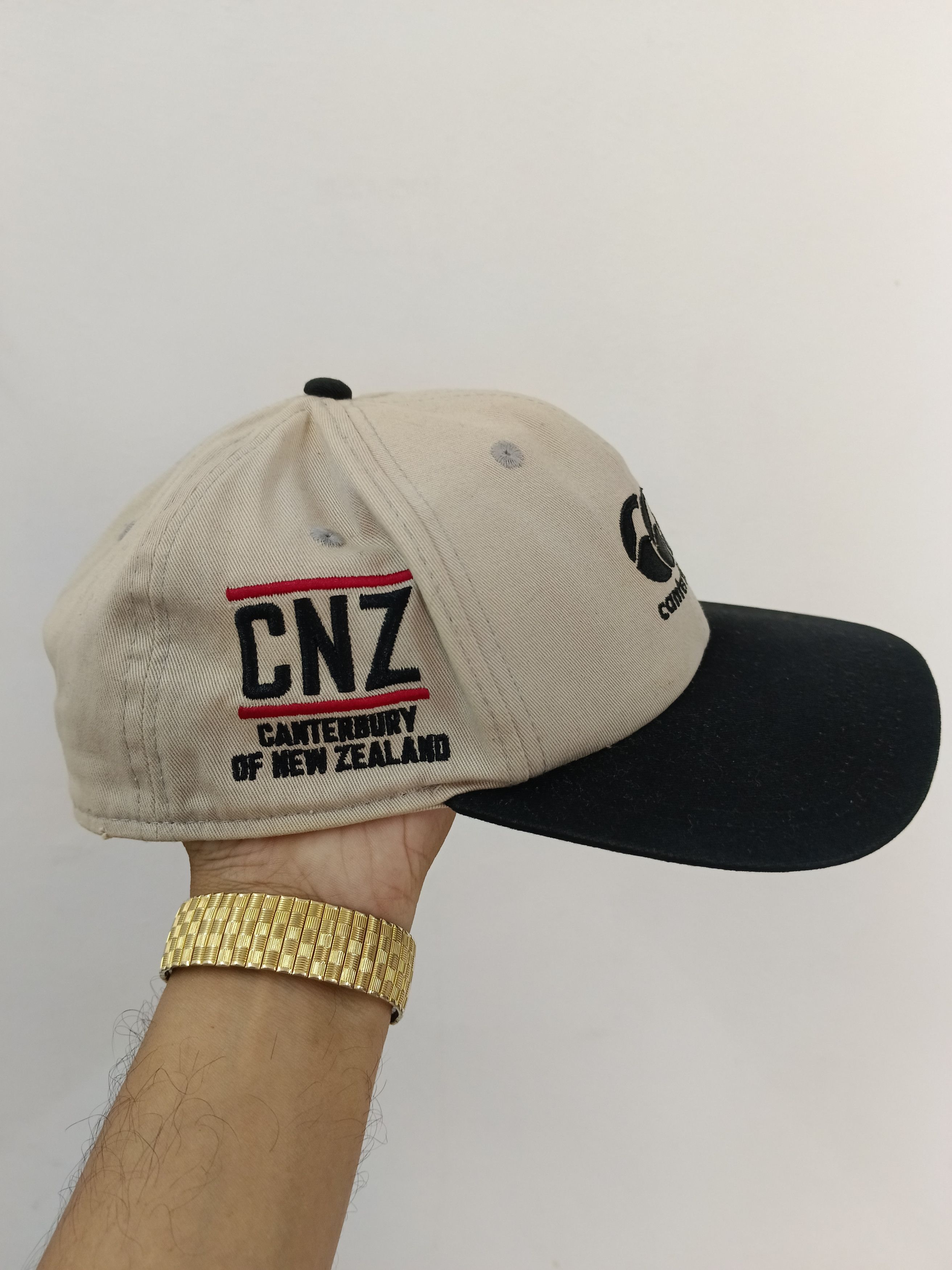 Canterbury of New Zealand Canterbury NZ Spellout Two-Tone Snapback Hat - Earth Tone Size ONE SIZE - 3 Thumbnail