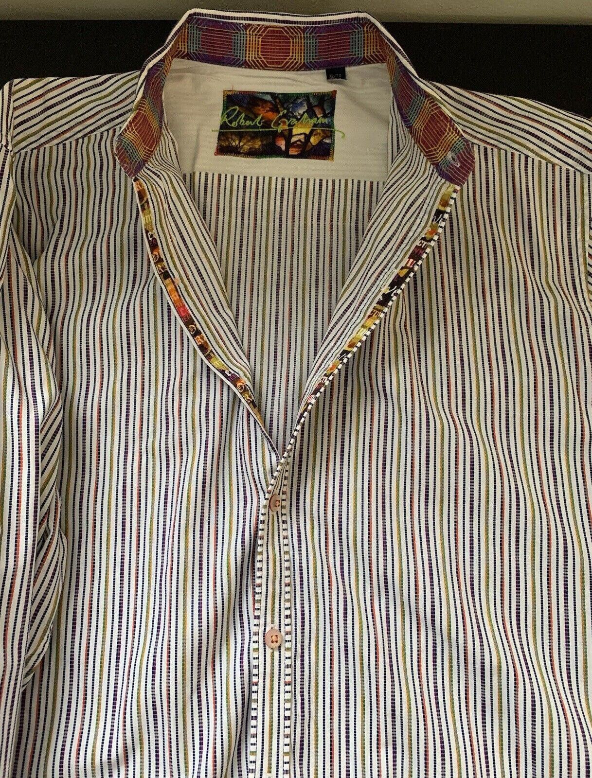 Robert Graham Robert Graham Sz L Shirt Long Sleeve Knowledge Wisdom Truth Size US XL / EU 56 / 4 - 12 Thumbnail